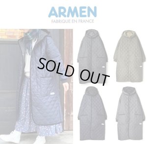 画像1: SALE/40%OFF【2023秋冬入荷】Armen（アーメン）OVERSIZED HOODED COAT WITH RIBBED CUFF NAM2154 PP【Lady's】