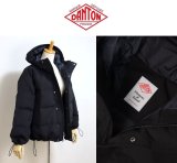 2024秋冬 DANTON ダントン DOWN HOODED JACKET 定番ダウン フードジャケット #DT-A0008 TET 新素材 BLACK レディース