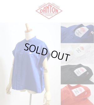 画像1: 【SALE20%OFF】2024春夏新作 DANTON ダントン コットンリネン スリーブレスシャツ SLEEVELESS SHIRT #DT-B0235 VCL【Lady's】