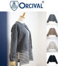 2024秋冬 ORCIVAL オーシバル オーチバル フリース クルーネック カーディガン CREW NECK CARDIGAN ＃OR-C0378 EFC レディース 4color 羽織り パール釦