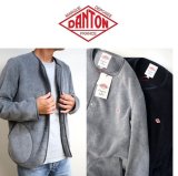 2024秋冬 DANTON ダントン FLEECE フリースクルーネックジャケット #JD-8939 メンズ