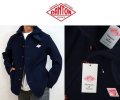 2025秋冬 DANTON ダントン ウールモッサ  ショールカラーシングルジャケット #DT-A0032 WOP  WOOL MOSSER NAVY メンズ