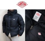 2024秋冬 DANTON ダントン  ダウン フードジャケット #DT-A0534 MCR ナイロンリップストップ DOWN HOODED JACKET 新素材 メンズ ブラック