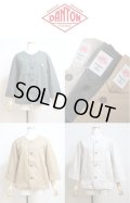【SALE20%OFF】2025年春夏新色 DANTON ダントン コットンカラーレスジャケット COLLARLESS SHORT JACKET #DT-A0473 CFD レディース