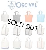 【SALE20%OFF】2025春夏新色 Orcival オーシバル オーチバル キャンパス 定番トートバッグ #RC-H0285 KWC TOTE BAG SMALL ユニセックス 12色展開
