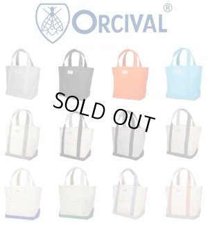 画像1: 【SALE20%OFF】2025春夏新色 Orcival オーシバル オーチバル キャンパス 定番トートバッグ #RC-H0285 KWC TOTE BAG SMALL ユニセックス 12色展開