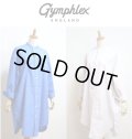 【SALE20%OFF】2025春夏新作 GYMPHLEX ジムフレッックス バンドカラー L/S 定番シャツワンピース コットンポプリンストライプ  #GY-G0064 PSE【Lady's】