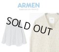 【SALE15%OFF】2025春夏新作 Armen アーメン  COTTON FLOWER PRINT UTILITY BANDED COLLAR SHIRT INAM2511FD レディース