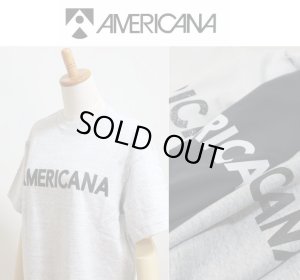 画像1: 2025春夏 Americana アメリカーナ ベーシック プリントTEE WITH BACK PRINT "AMERICANA" BRF-750A/3 レディース