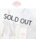 【SALE20%OFF】2025春夏入荷分 DANTON ダントン OXFORD STRIPE 定番 半袖ショールカラープルオーバーシャツ  #DT-B0283 OXP 丸襟オックスフォードシャツ レディース