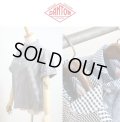 【SALE20%OFF】2025春夏入荷分 DANTON ダントン OXFORD GINGHAM 定番 半袖ショールカラープルオーバーシャツ  #DT-B0283 OXP 丸襟オックスフォードシャツ レディース