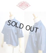 【SALE20%OFF】2025春夏新作 DANTON ダントン COTTON CHAMBRAY 半袖ワークシャツ ドルマンスリーブ #JD-B0345 SCA【Lady's】