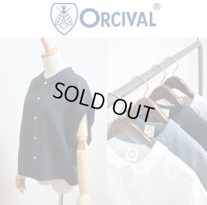 画像1: 【SALE20%OFF】2025春夏 Orcival オーシバル オーチバル リネン100% フレンチスリーブ リネンシャツ ソリッド  #OR-B0360 YLM【Lady's】