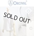 【SALE20%OFF】2025春夏 Orcival オーシバル オーチバル リネン100% フレンチスリーブ ドルマンスリーブ リネンシャツ チェック  #OR-B0360 LCH【Lady's】