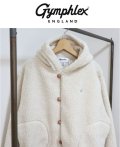 2025秋冬新作 GYMPHLEX ジムフレックス  BOA クルミボタン フードジャケット #GY-A0727 BOA ワイドシルエット  メンズ 
