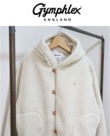 2025秋冬新作 GYMPHLEX ジムフレックス  BOA クルミボタン フードジャケット #GY-A0727 BOA ワイドシルエット  メンズ 