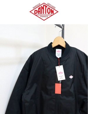 画像1: 2025秋冬 DANTON ダントン  中綿ボンバージャケット #DT-A0705 PRD  DOWN  JACKET 新素材 PERTEX メンズ ブラック