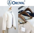 2025秋冬 ORCIVAL オーシバル オーチバル ボアフリース ノーカラーブルゾン #OR-A0741 BFF レディース