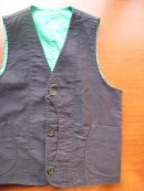 画像: TABLOID NEWS German Cord VEST navy  ×1