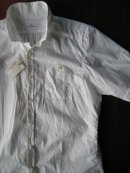 画像: gardens of paradise チビ襟　パラシュートクロス S/S  Shirts White 