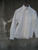 画像: SOUTIENCOL Sanfrancisco 胸ポケ コーヒーネル B/D Shirts　White 