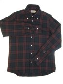画像: SOUTIENCOL Sanfrancisco ウォッシュド タータンチェック B/D Shirts 2color