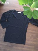 画像: SUNSPEL Lady's Q82 3/4 V-Neck Solid Tee 3850 3color 