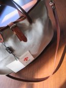 画像: CI-VA 2WAY SHOULDER BAG Leather×Canvas ×2  在庫限りの20%OFF
