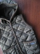 画像:  THE SMOCK SHOP KID'S HOODED キルティング VEST Olive 