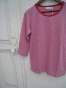 画像:  SUNSPEL Q82 3/4 Stripe Tee 5051 Men's 3color/Lady's 2color