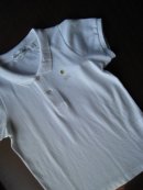 画像:  Americana チビ襟　鹿の子POLO White 