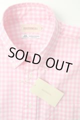 画像: 【SALE/30%OFF】Souteincol（スティアンコル）THOMAS MASON GINGHAM CHECK REMAKE POLO PULLOVER B/D Shirts Pink【Men's】