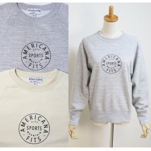 画像: SALE30%OFF Americana アメリカーナ 14G ヘヴィー裏毛 RAGLAN CREW SWEAT "SPORTS FITS" BRF-554A レディース