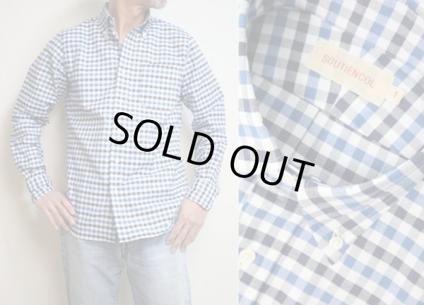 画像1: SALE/30%OFF SOUTIENCOL スティアンコル Re-IVY LEAGUE OXFORD ロンドンストライプ B/D Shirts L,Blue メンズ