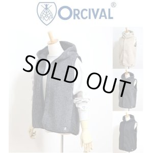 画像: SALE/40%OFF【2023秋冬】Orcival（オーシバル）WOOL BOA フードボアベスト #OR-A0424 NWB【Lady's】