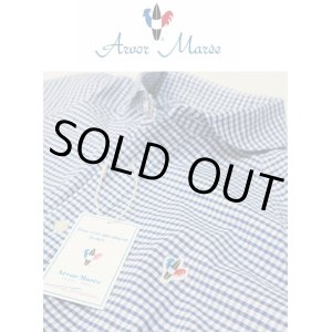 画像: Arvor Maree アルヴォマレー 定番SAILOR L/S OXFORD SHIRT BLUE GINGHAM メンズ