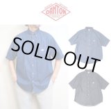 画像: 2024春夏 DANTON ダントン DOT BUTTON B.D S/S SHIRT 定番デニム ダンガリー ボタンダウン半袖シャツ #DT-B0118 DUG【Men's】