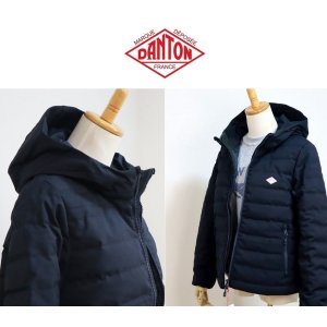 画像: 2025秋冬 DANTON ダントン ミドルダウン フードジャケット #DT-A0186 PWL MIDDLE DOWN HOODED JACKET 新素材 レディース