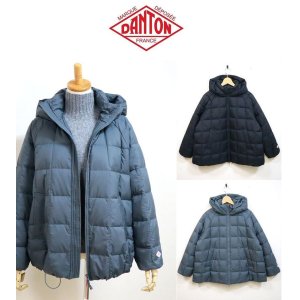 画像: 2024秋冬 DANTON ダントン  ミドルダウン Aライン フードジャケット ダウンジャケット #DT-A0567 NRP MIDDLE DOWN HOODED JACKET 新素材 レディース