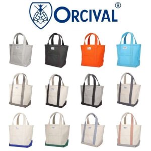 画像: 2025春夏新色 Orcival オーシバル オーチバル キャンパス 定番トートバッグ #RC-H0285 KWC TOTE BAG SMALL ユニセックス 12色展開