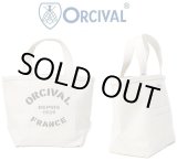 画像: 【SALE20%OFF】2025春夏新作 Orcival オーシバル オーチバル キャンパス 定番トートバッグ プリント #RC-H0361 KWC TOTE BAG SMALL ユニセックス ブラックプリント