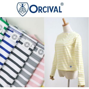 画像: 2025春夏新作 Orcival オーシバル オーチバル 40/2 JERSEY ボートネック長袖 プルオーバーTシャツ  #OR-C0414 BFJ 6色展開 【Lady's】