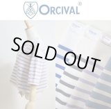 画像: 【SALE20%OFF】2025春夏新作 フランス製 ORCIVAL オーシバル オーチバル  ラッセルボーダー ボートネック ハーフスリーブTEEシャツ #6839 レディース