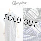 画像: 【SALE20%OFF】2025春夏新作 GYMPHLEX ジムフレッックス ギンガムチェック 半袖ワンピース ブロードシャツドレス  #GY-B0243 MGG【Lady's】