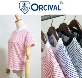 画像: 2025春夏新作 Orcival オーシバル オーチバル クルーネック S/S P.O. 半袖 Tシャツ  #OR-C0415 CCF CREW NECK TEE【Lady's】