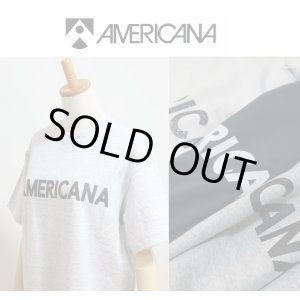 画像: 2025春夏 Americana アメリカーナ ベーシック プリントTEE WITH BACK PRINT "AMERICANA" BRF-750A/3 レディース