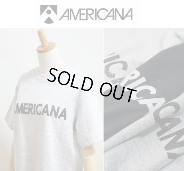 画像1: 2025春夏 Americana アメリカーナ ベーシック プリントTEE WITH BACK PRINT "AMERICANA" BRF-750A/3 レディース
