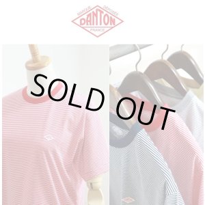 画像: 【SALE20%OFF】2025春夏新作 DANTON ダントン 半袖クルーネックTシャツ ボーダー #DT-C0195CVT 綿ポリエステル【Lady's】