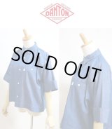 画像: 【SALE20%OFF】2025春夏新作 DANTON ダントン COTTON CHAMBRAY 半袖ワークシャツ ドルマンスリーブ #JD-B0345 SCA【Lady's】