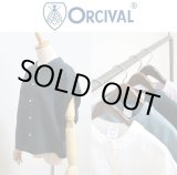 画像: 【SALE20%OFF】2025春夏 Orcival オーシバル オーチバル リネン100% フレンチスリーブ リネンシャツ ソリッド  #OR-B0360 YLM【Lady's】